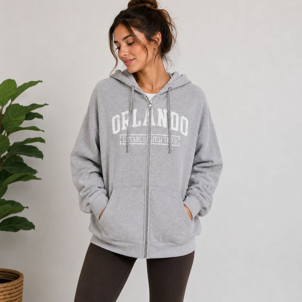 Under Armour Women’s XL Orlando Full Zip Fleece Hoodie Gray NWT